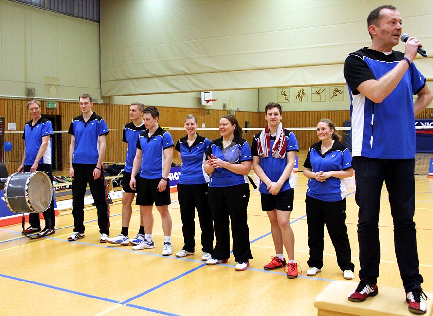 Saisonfinale des Badmintonteams des Sport-Club Itzehoe