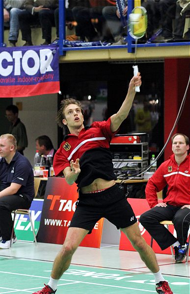 Badminton-Länderspiel Deutschland - Dnemark am 01.10.2010 in Hamburg, © Fotos von Frank Kossiski